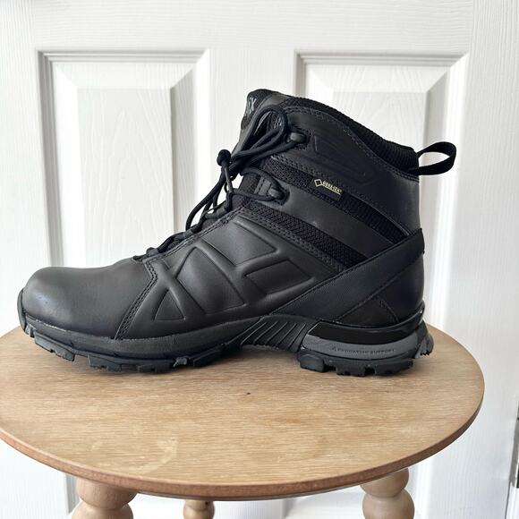 Haix Black Eagle Leather Tactical Safety Combat Boots Goretex NWT Men 8.5 US - Picture 8 of 15